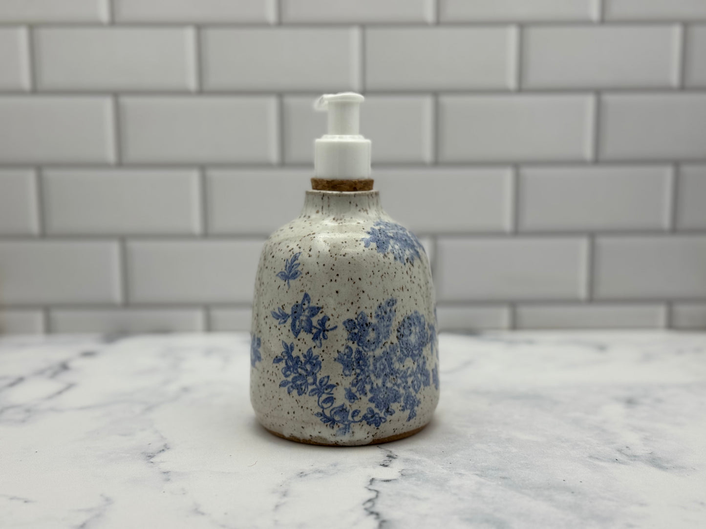 Floral Soap Pump