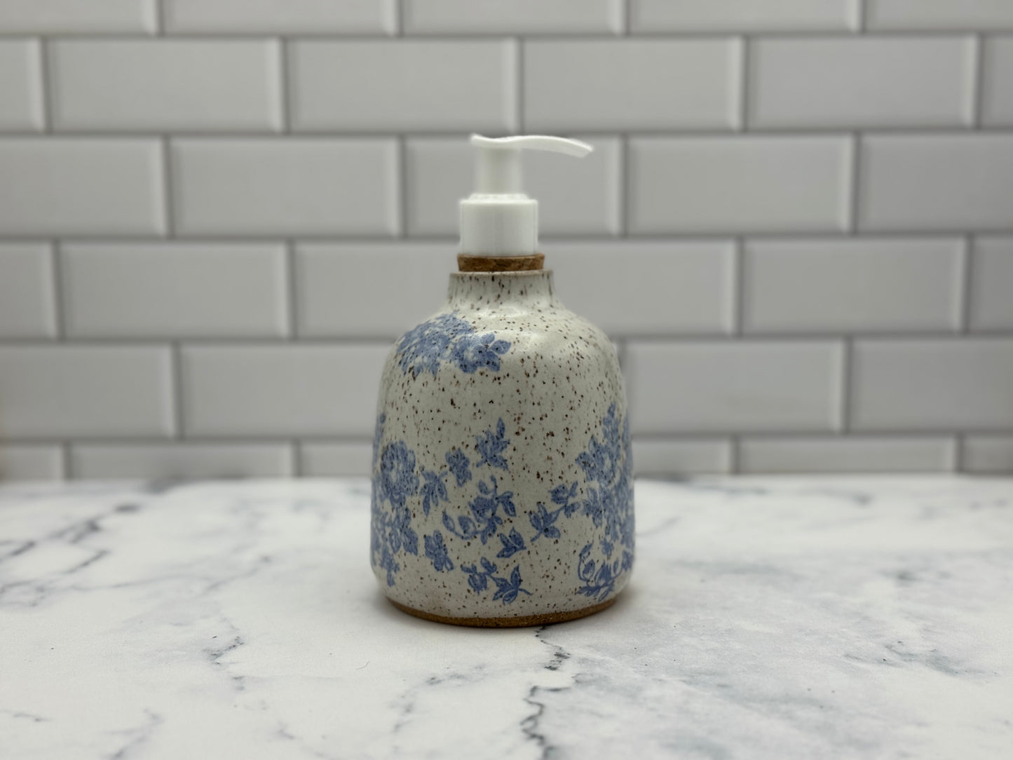 Floral Soap Pump