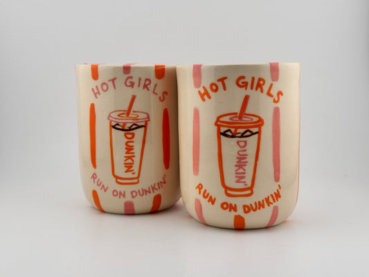 Hot Girls, Run on Dunkin'