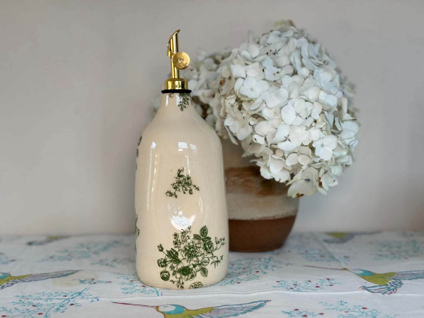 Floral Oil Bottle