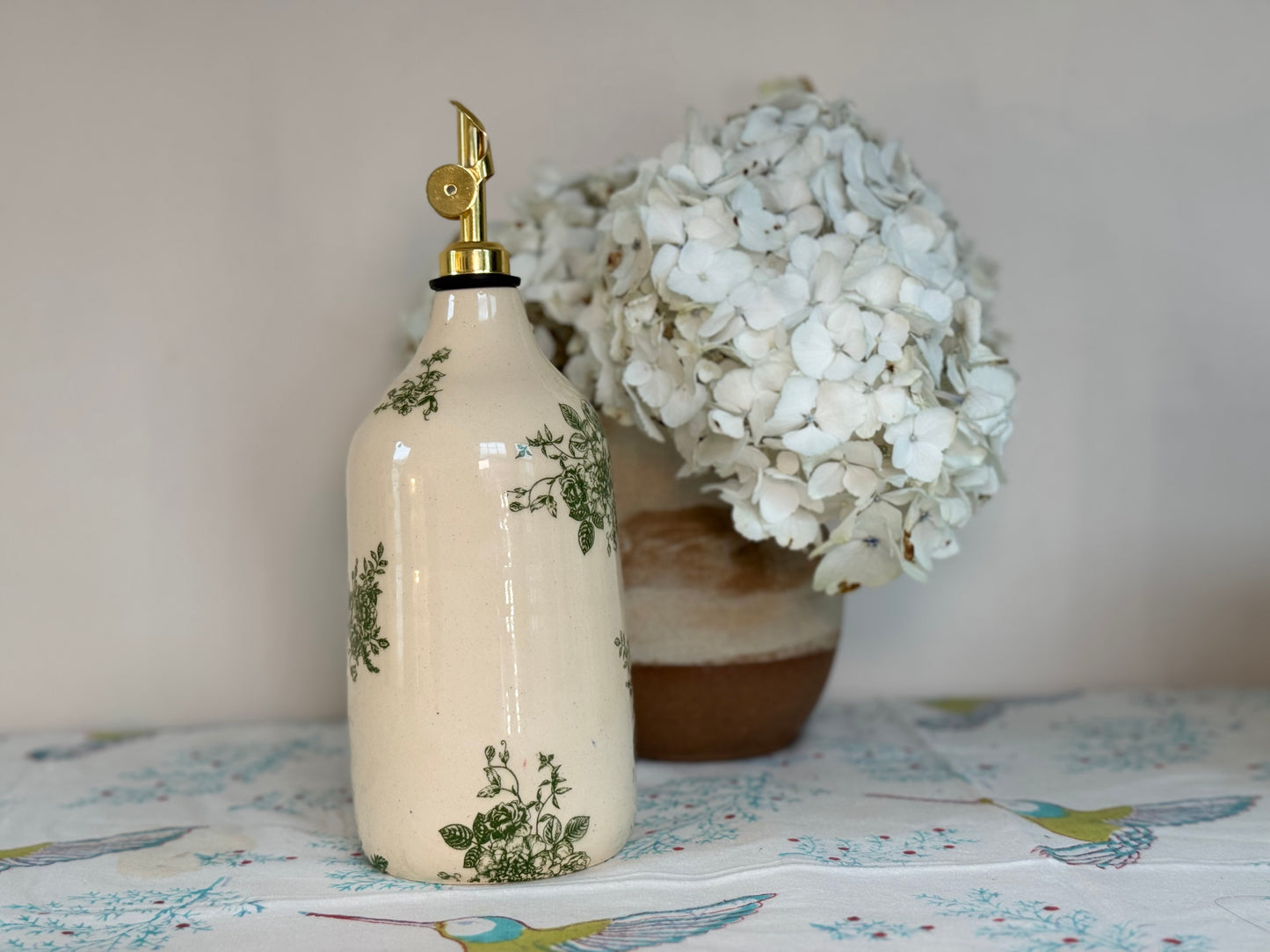 Floral Oil Bottle