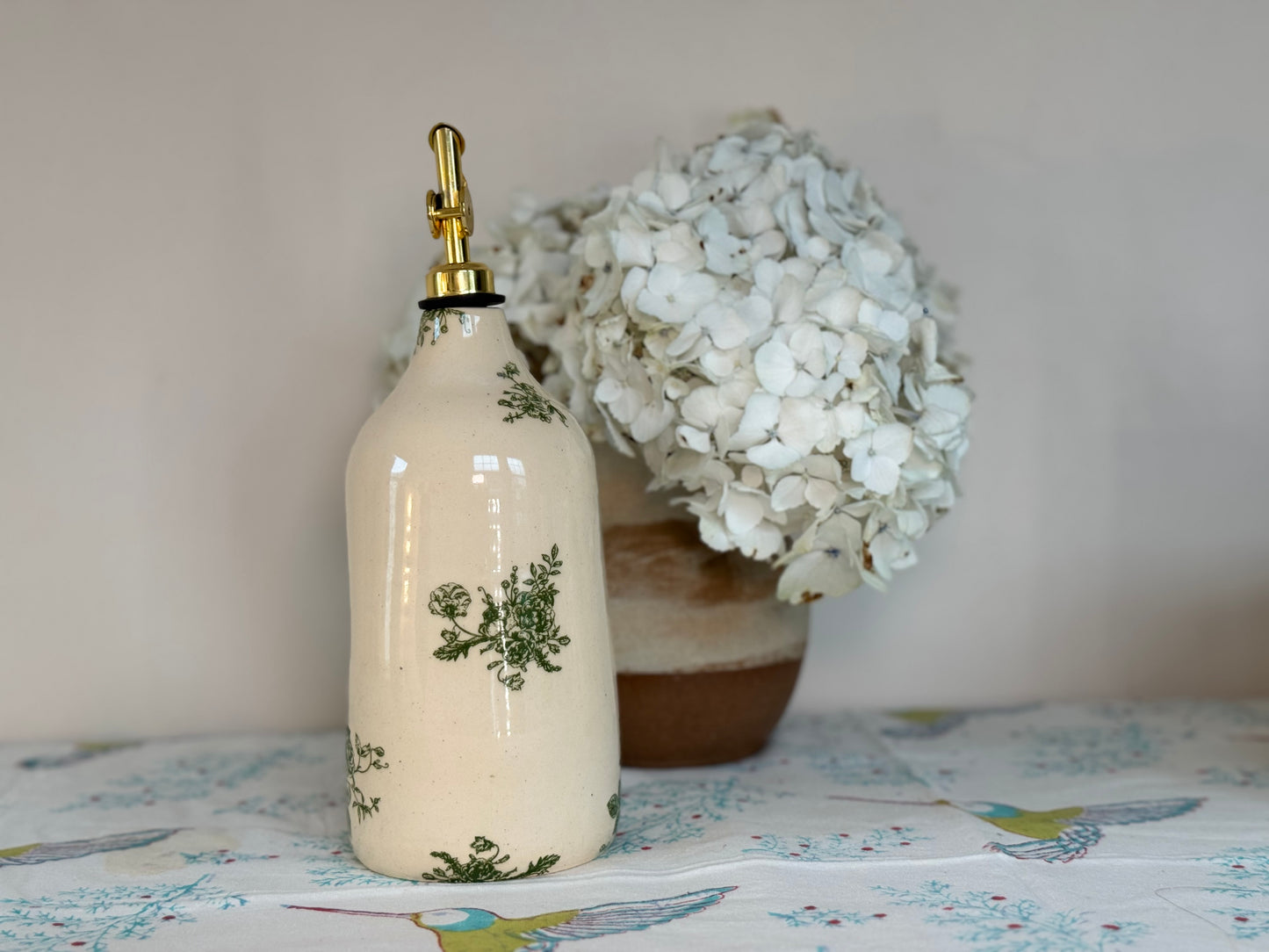 Floral Oil Bottle