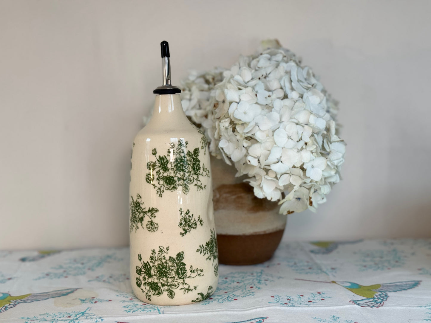 Floral Oil Bottle