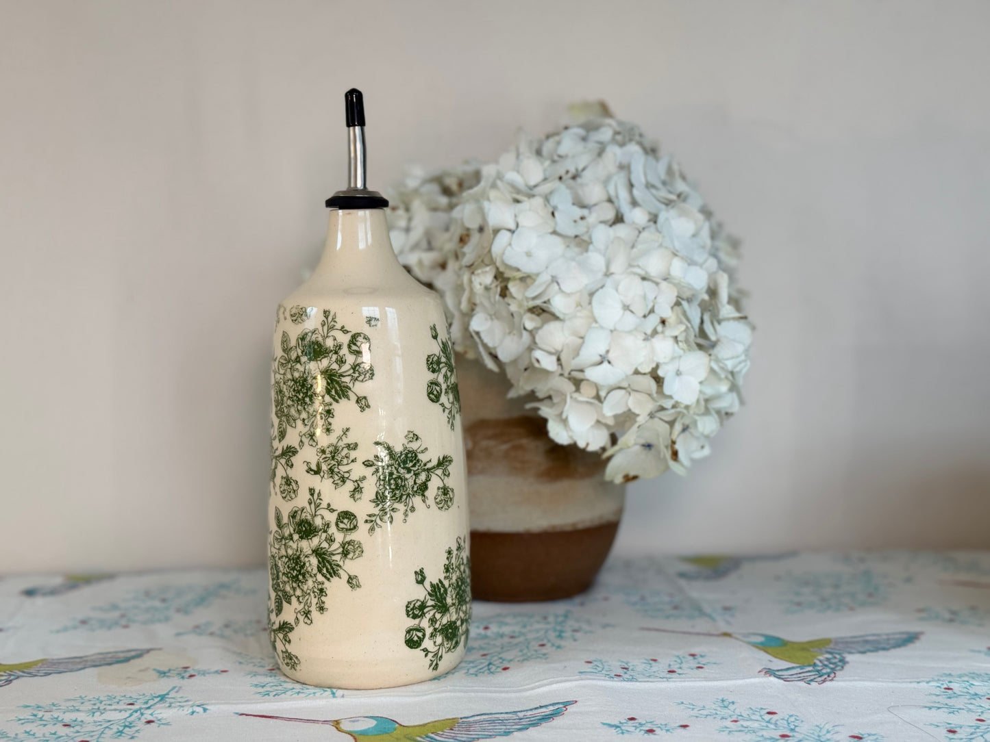Floral Oil Bottle