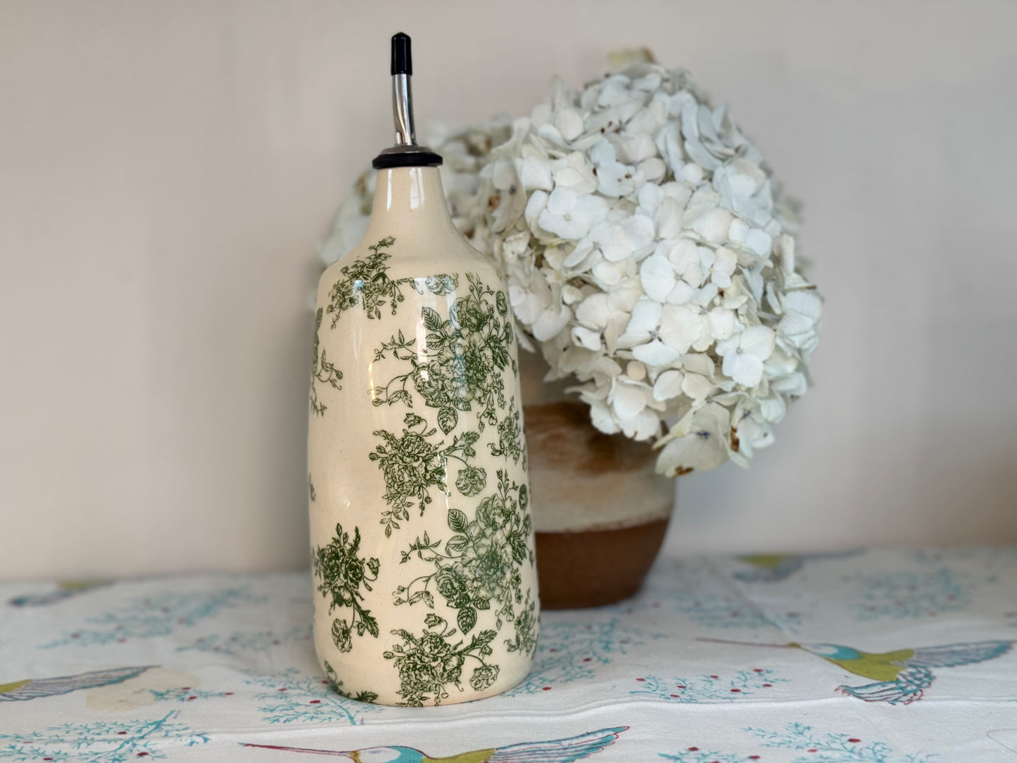 Floral Oil Bottle