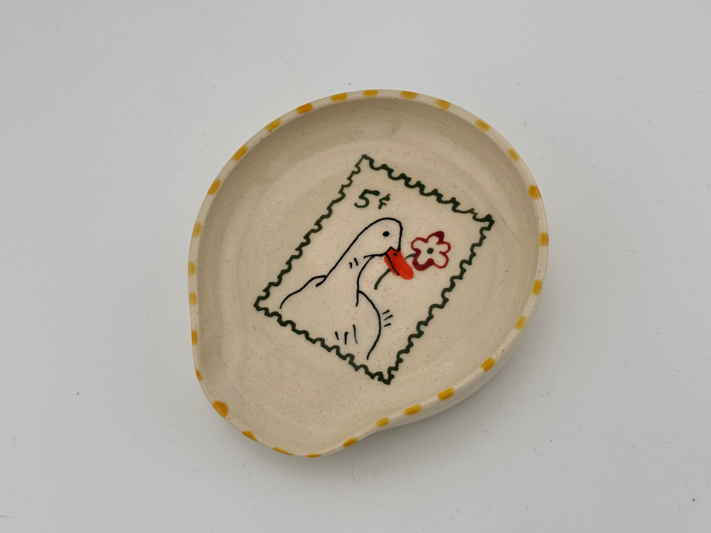 Duck Postage Spoon Rest