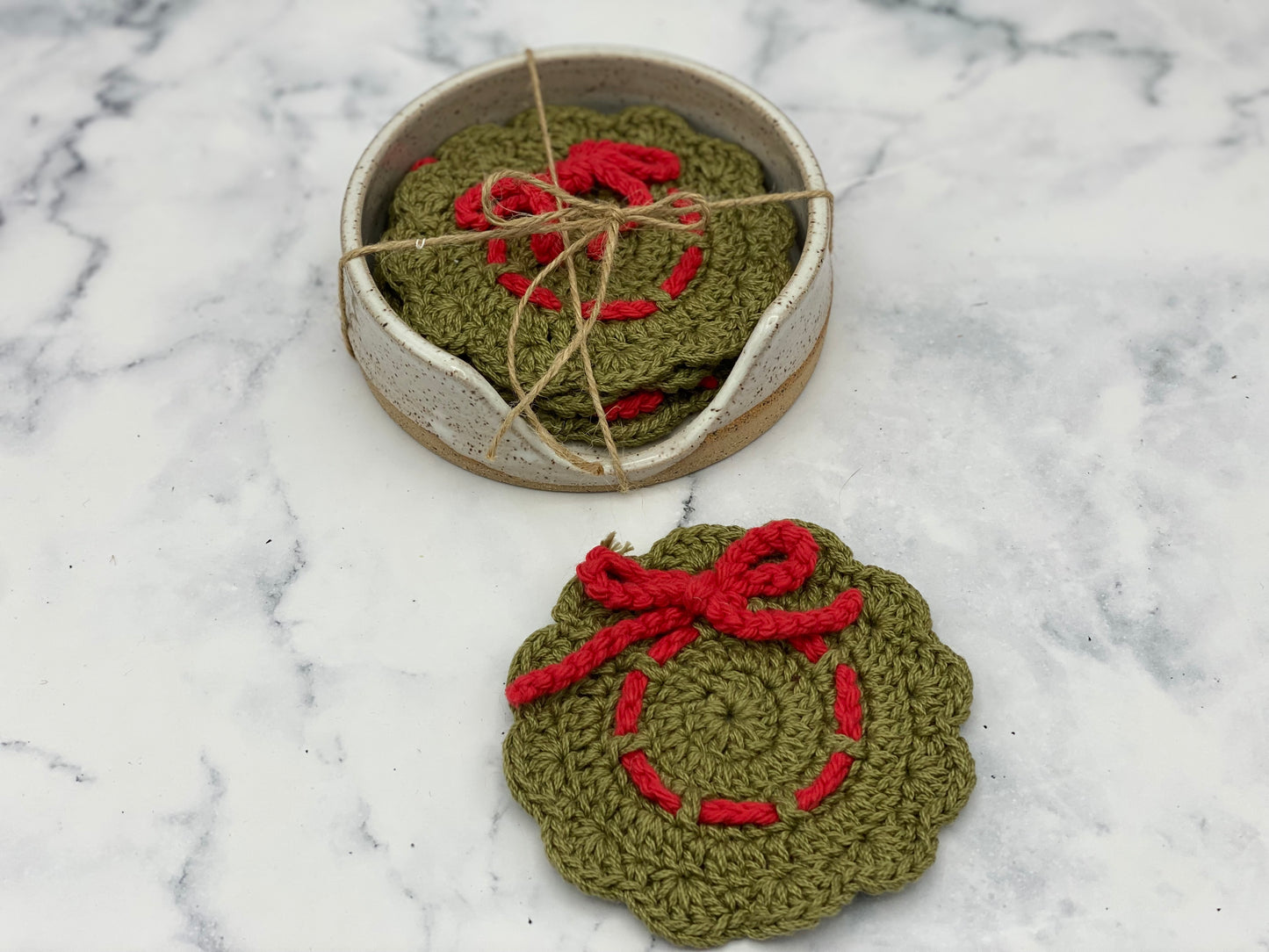 Wreath Coaster Set