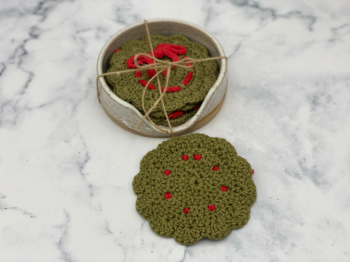 Wreath Coaster Set