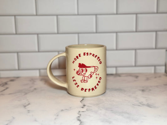 More Espresso Less Depresso Mug