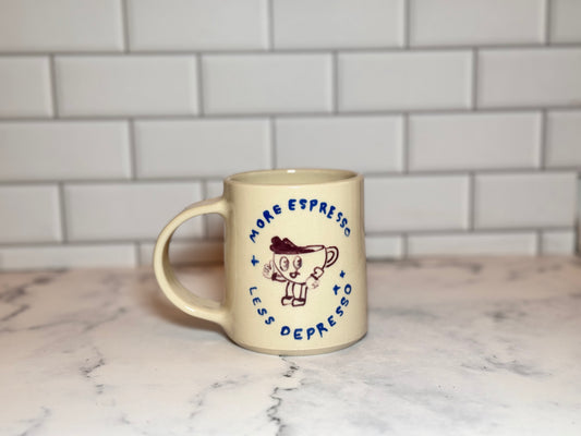 More Espresso Less Depresso Mug
