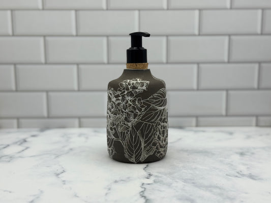 Hydrangea Soap Pump