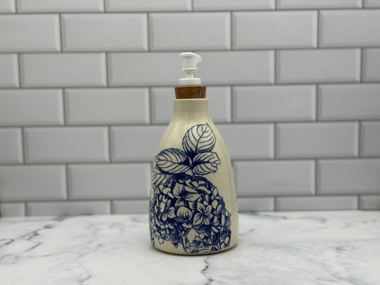Hydrangea Soap Pump