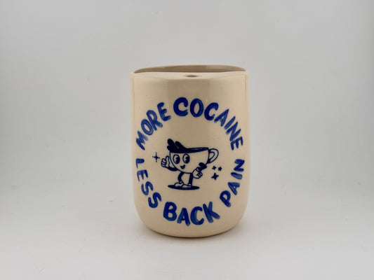More Cocaine, Less Back Pain