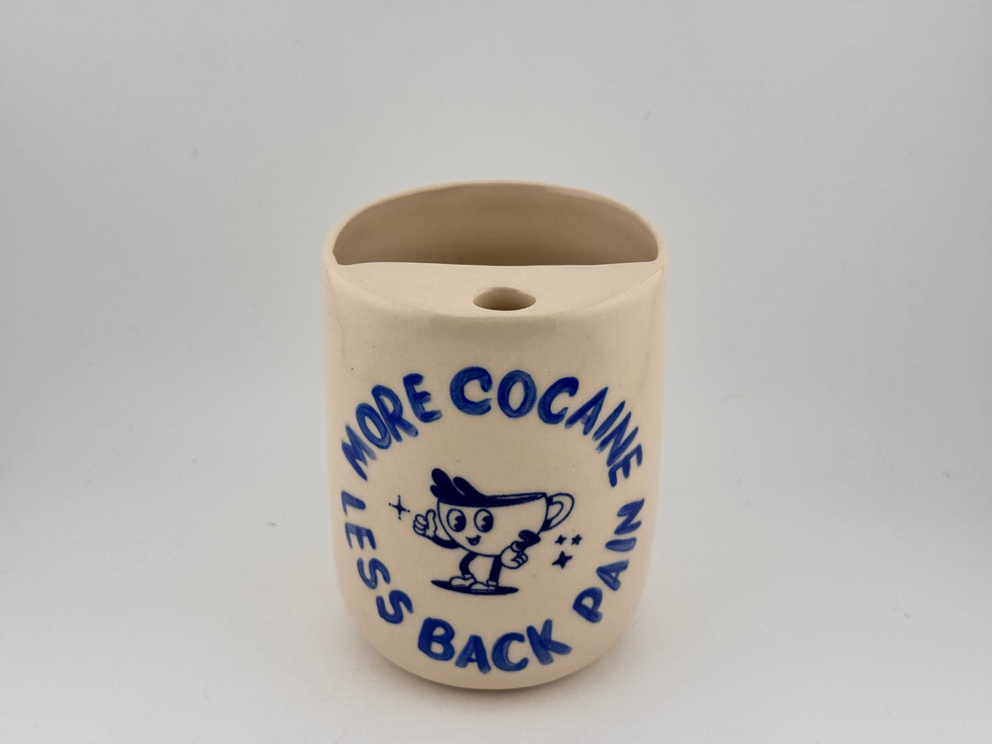 More Cocaine, Less Back Pain