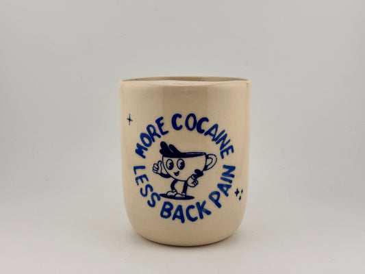 More Cocaine, Less Back Pain