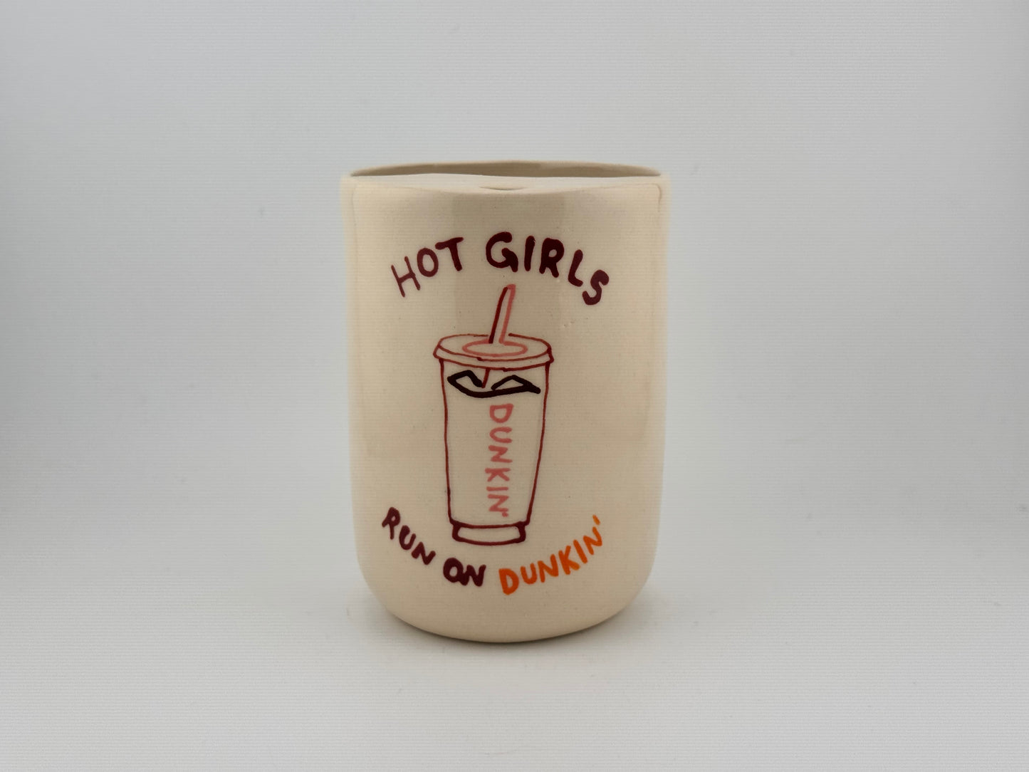 Hot Girls, Run on Dunkin'