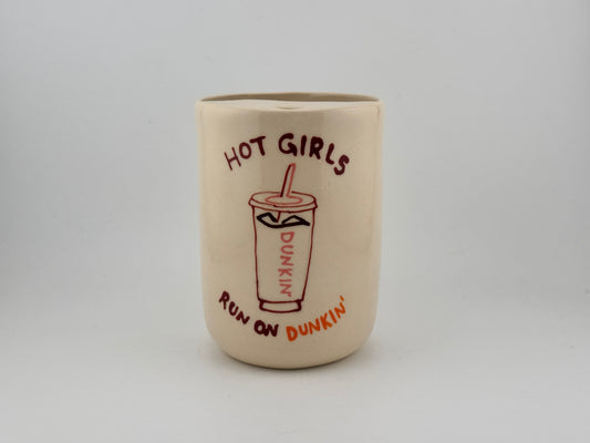 Hot Girls, Run on Dunkin'