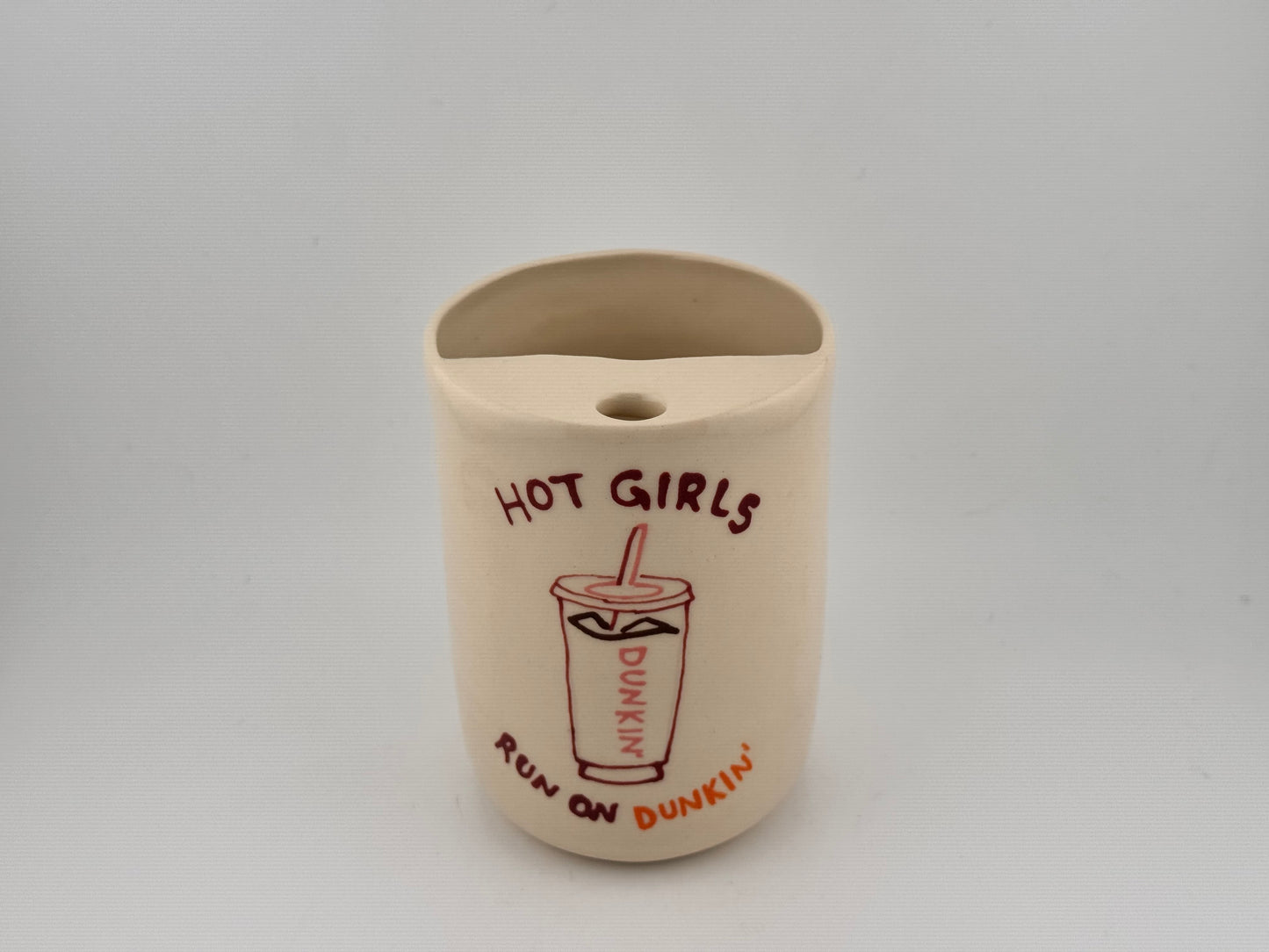 Hot Girls, Run on Dunkin'