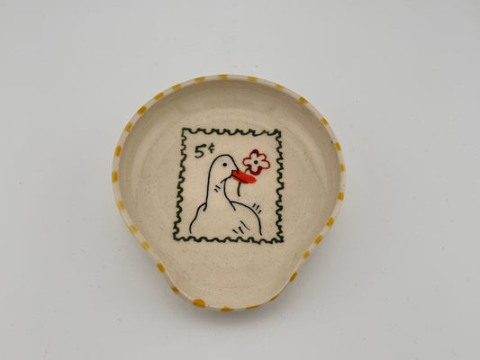 Duck Postage Spoon Rest