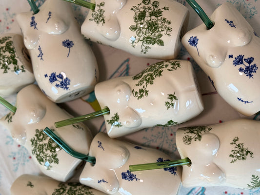 Botanical Boob Tumbler