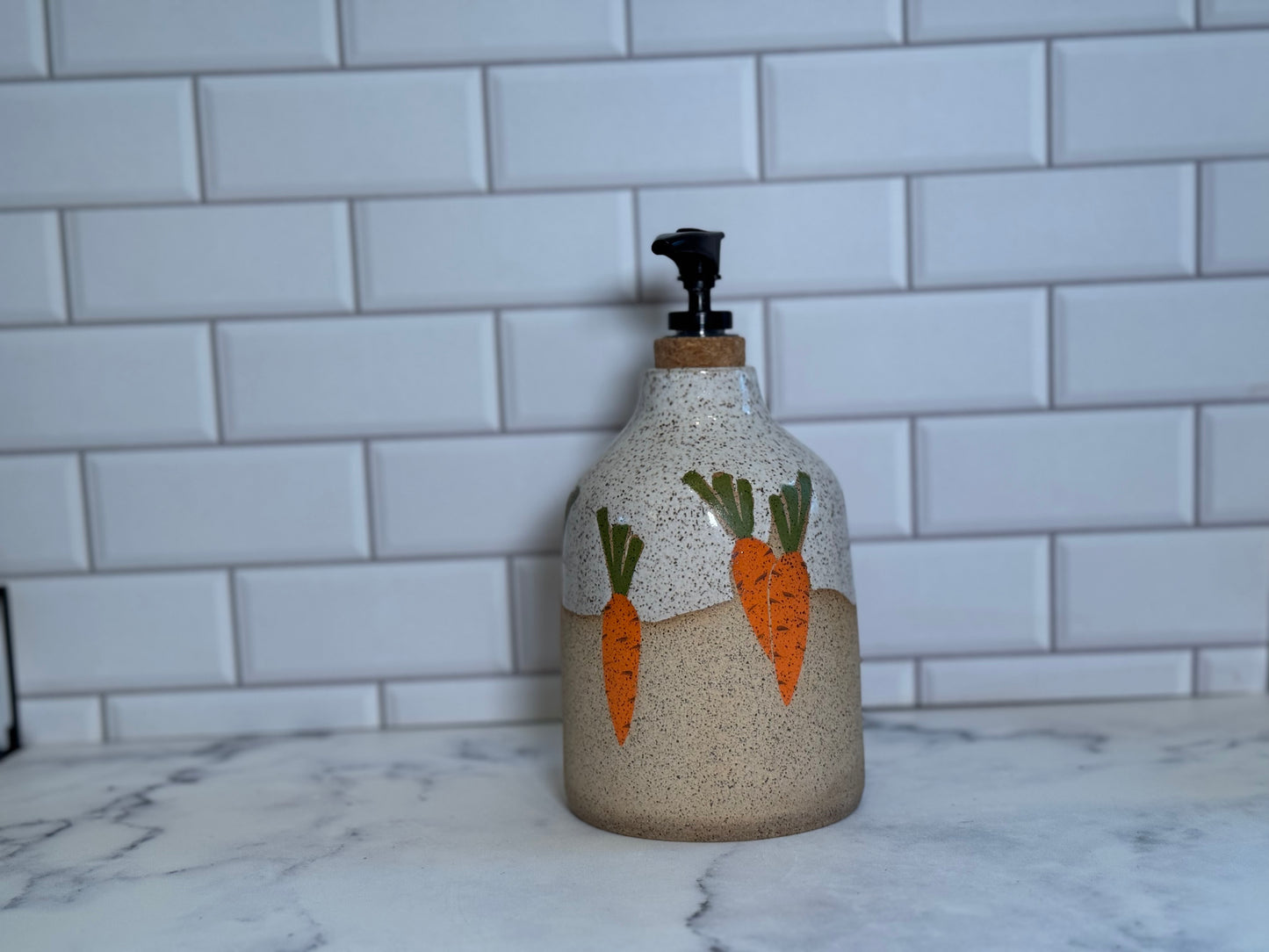 Carrot Soap Pump