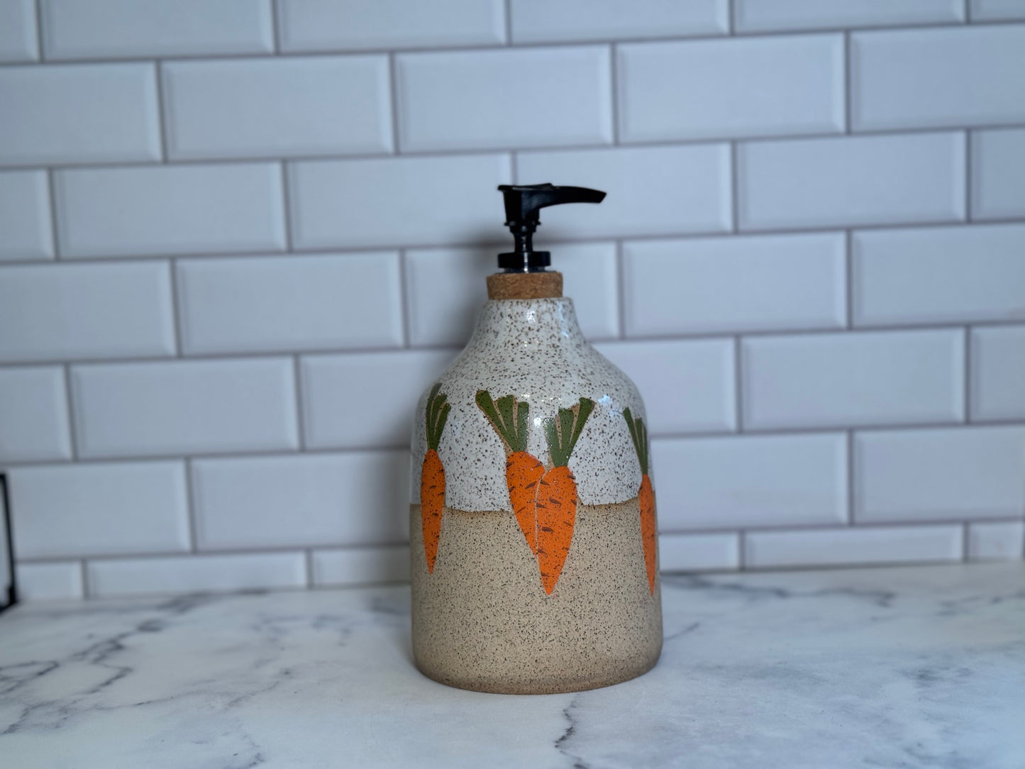 Carrot Soap Pump