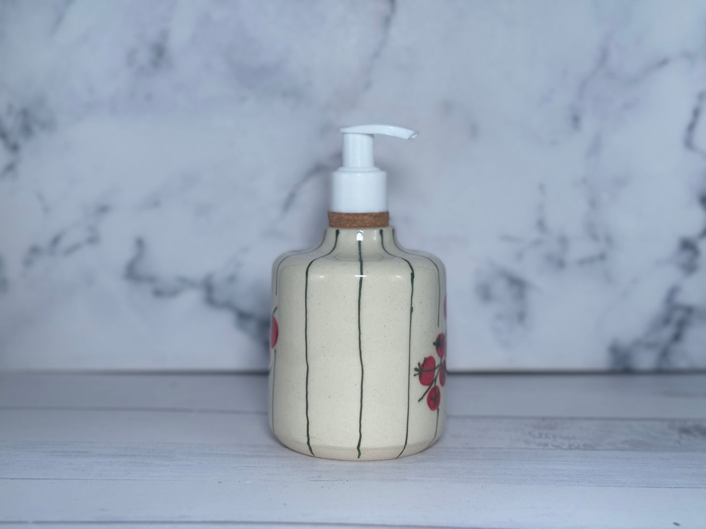 Tomato Striped Soap Pump