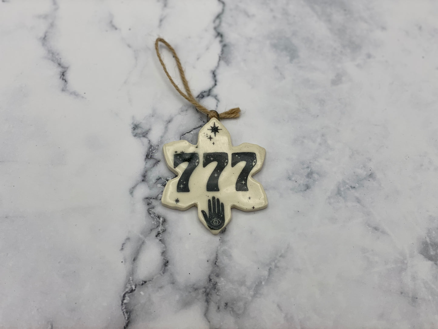 Angel Number Ornament 777