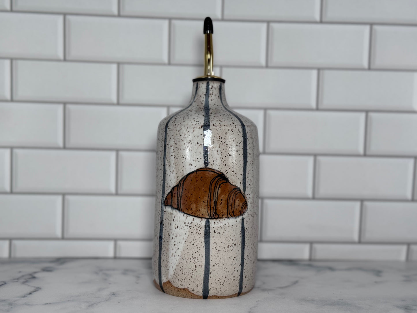 Croissant Oil Bottle